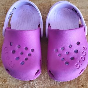 Girls Crocs size C7 toddler size